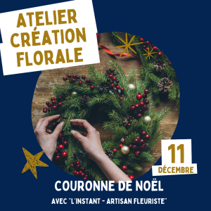 Atelier Floral - Couronne de Noël
